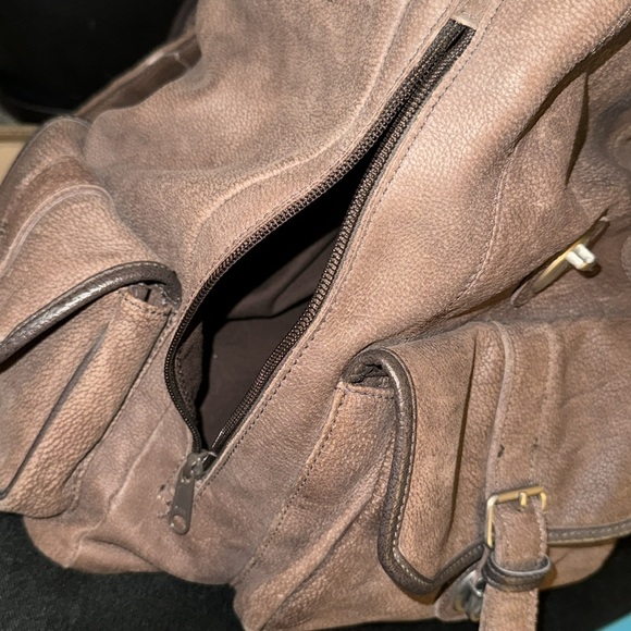 Vintage Cowhide leather backpack